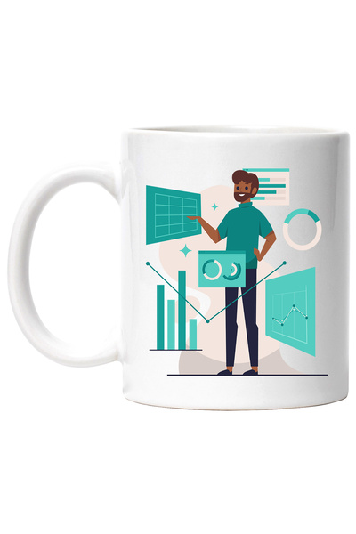 StoryGift Romania Cana Cu Raport, Performanta, Cerc, Dungi, Tabel, Grafic, Mu...