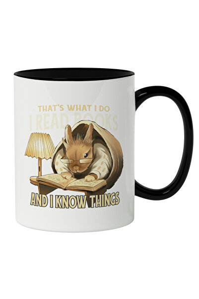 StoryGift Romania Cana Cu Iepure Mic Cu Ochelarii Citind , Text In Engleza Th...