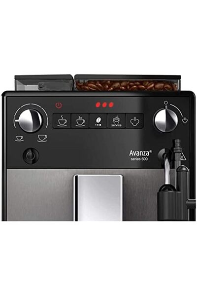 melitta Fully Automatic Coffee Maker Avanza Series by Melitta with 1450W, 1.5L Capacity, Dark Titan/Stainles