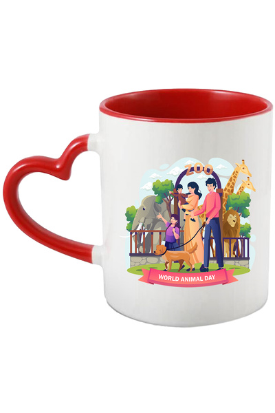 StoryGift Romania Cana Cu Mesaj In Engleza World Animal Day, Zoo, Ziua Animal...