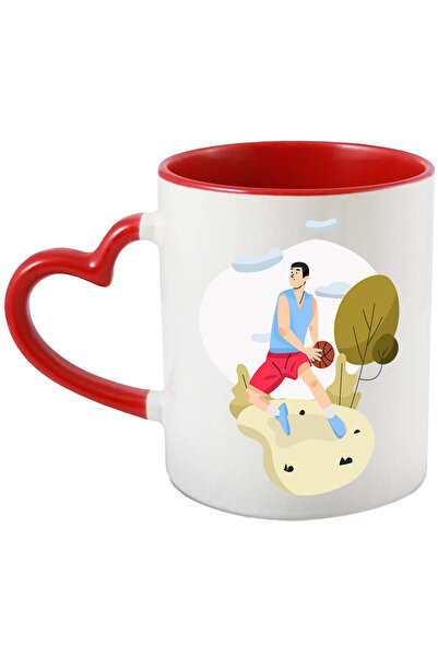 StoryGift Romania Cana Cu Basketball, Sport, Minge, Natura, Copaci, Nori, Mul...