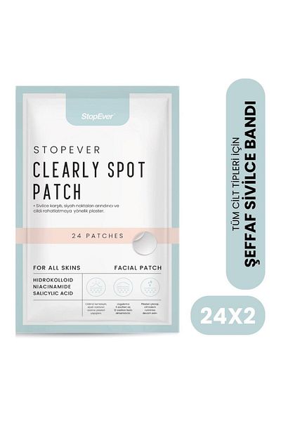 StopEver Pack of 48 Clearly Spot Patch with Hydrocolloid, Salicylic Acid and Niacinamide Content