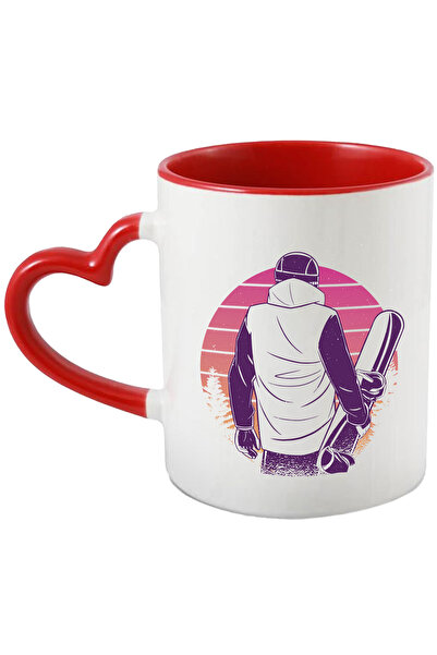 StoryGift Romania Cana Cu Snowboard, Retro, Vaporwave, Echipament, Sport, Mul...