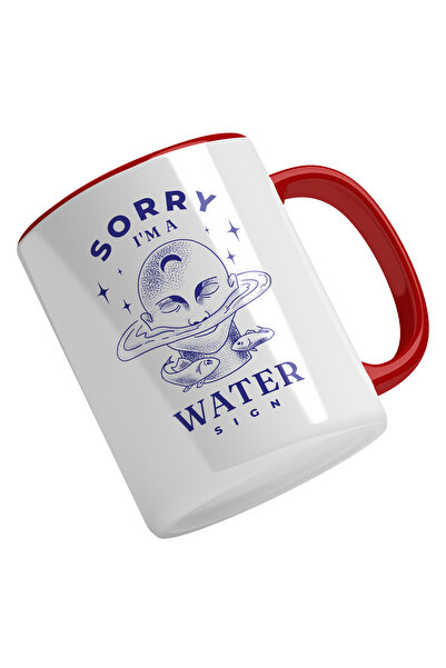 StoryGift Romania Cana Cu Semn Zodie De Apa, Om Cu Capul In apa, Simbol, Mitu...