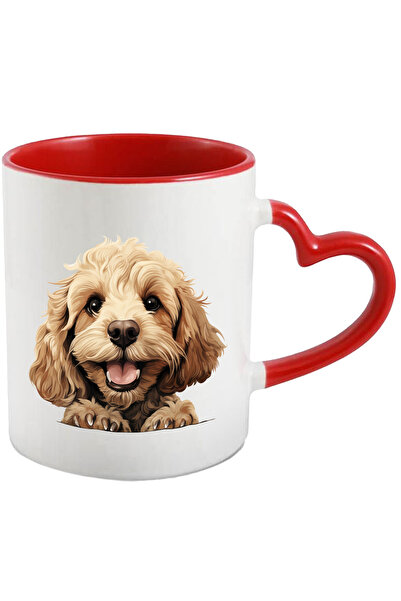 StoryGift Romania Cana cu un catel blanos | ilustratie | bucurie | maro desch...