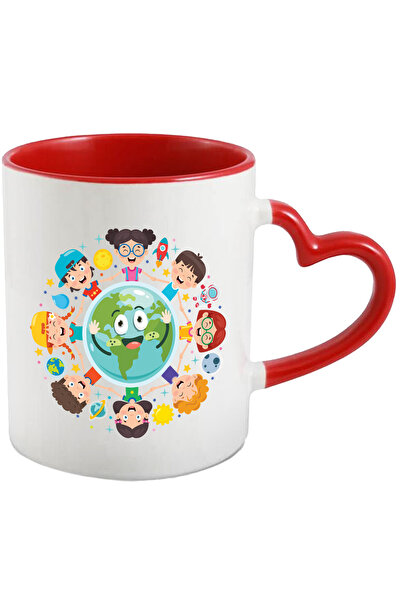 StoryGift Romania Cana Cu Copii, Planeta, Spatiu, Soare, Stele, Astronaut, Lu...