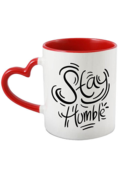 StoryGift Romania Cana Cu Mesaj In Engleza Stay Humble, Modest, Scris Stiliza...