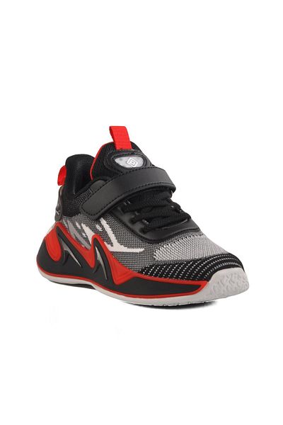 WALKWAY 1966 F Lightweight Flexible Black Children's Sports Shoes