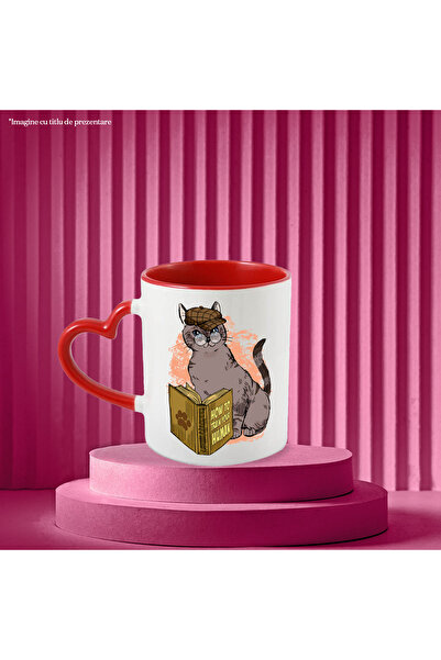 StoryGift Romania Cana Cu O Pisica, Detectiva, Ochelari, Vrea Sa Invete Cum Sa Isi Dreseze Stapanu, Cu ,stg