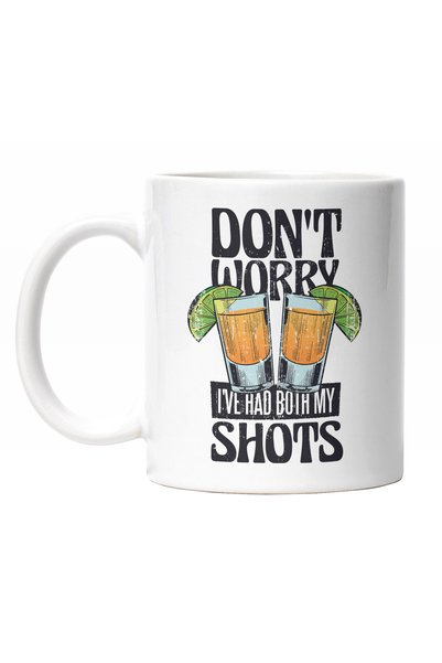 StoryGift Romania Κούπα με Δύο Δόσεις, Μήνυμα στα Αγγλικά "Don't Worry I've H...