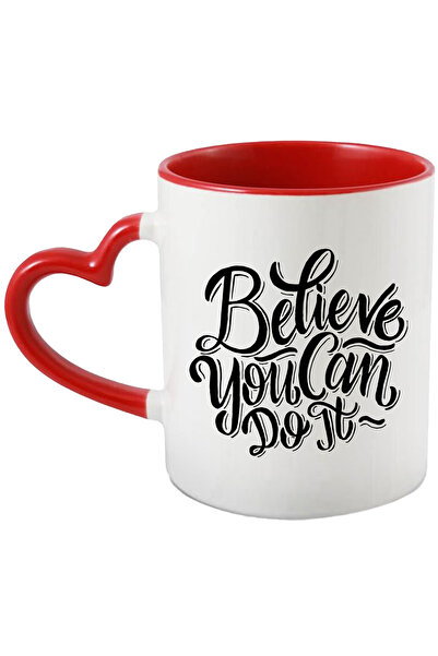 StoryGift Romania Mug With Message In English Believe You Can Do It, Believe ...