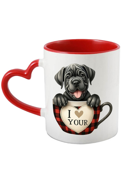 StoryGift Romania Cana cu un catel intr-o ceasca, ilustratie, iubire, afectiu...