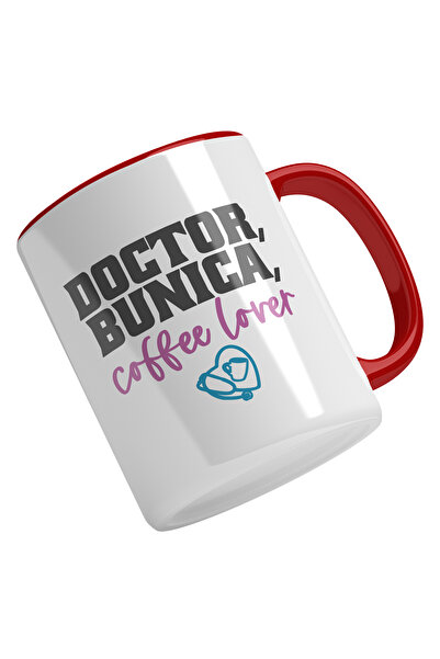 StoryGift Romania Cana Cu Text Doctor, Bunica, Coffee Lover, Iubitorii De Fam...