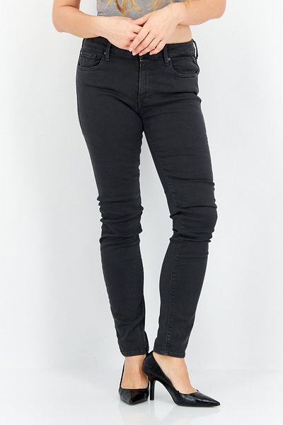 Replay Women New Luz Fit Solid Stretchable Jeans, Black