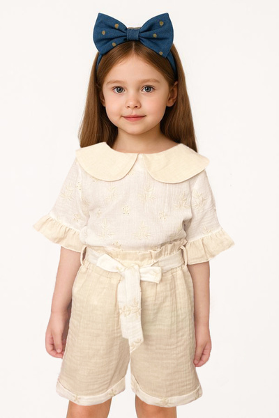 By Piera 100% органічна бавовняна муслінова шорти 0662