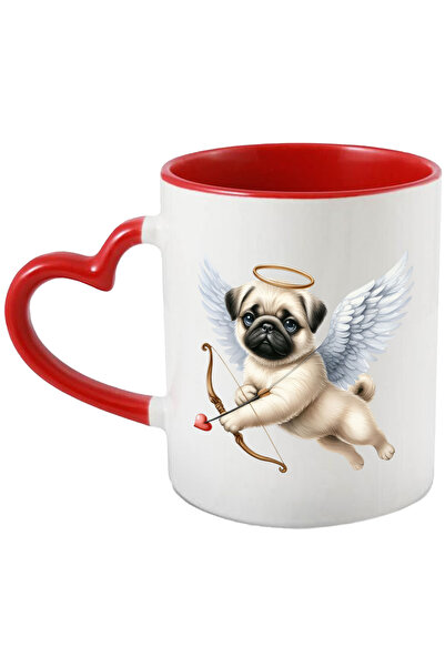 StoryGift Romania Cana cu un catel Pug | ilustratie | trage cu arcul | sageat...