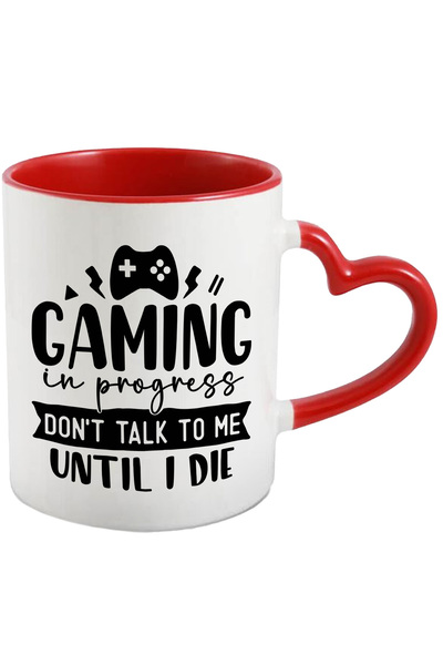 StoryGift Romania Cana pentru cei care sunt concentrati la joc si poti vorbi cu ei doar dupa ce mo, Cu Maner Inim