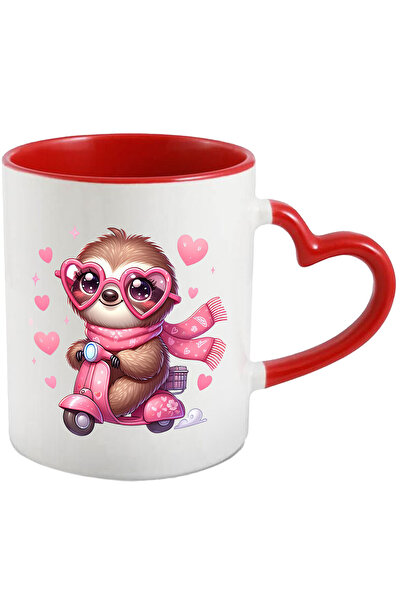 StoryGift Romania Cana cu un sloth/lenes care merge cu scuterul | ilustratie ...