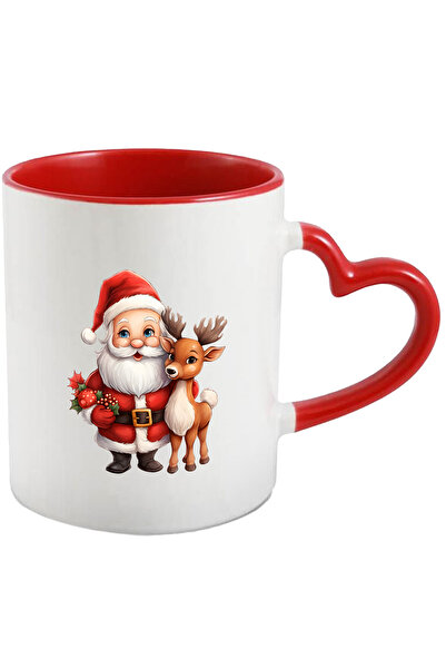 StoryGift Romania Cana cu Mos Craciun si un ren | ilustratie | trage sania | ...