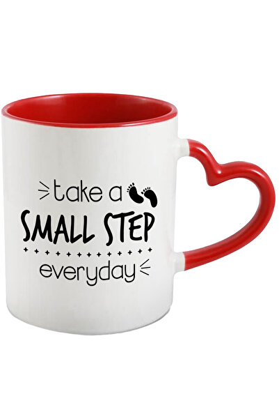 StoryGift Romania Cana Cu Mesaj In Engleza Take A Small Step Everyday, Pasi, ...