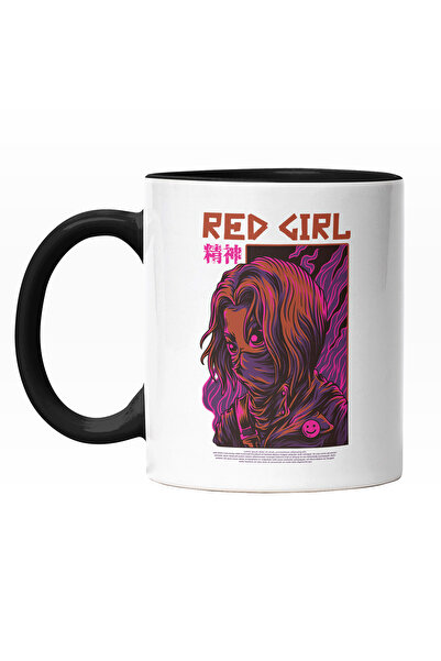 StoryGift Romania Cana Cu Fata Razboinica Assasin Ninja Cu cagula Pe Gura, Te...