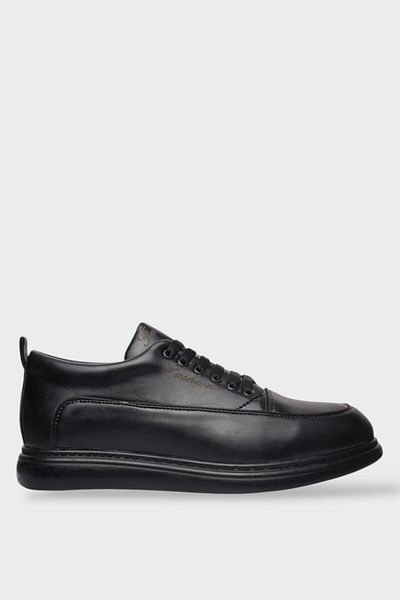 Liger Ανδρικό Ορθοπεδικό Τζελ Πάτος Comfort Casual Παπούτσια ΜΑΥΡΟ
