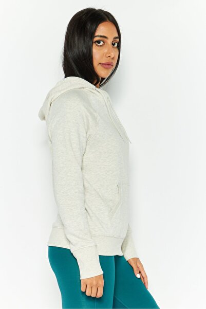 Champion Women Sportswear Fit Long Sleeve Outdoor Sweatshirt, Cream