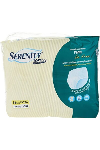 Serenity سراويل داخلية ناعمة وجافة قابلة للسحب (كبيرة جدًا) - مقاس 14