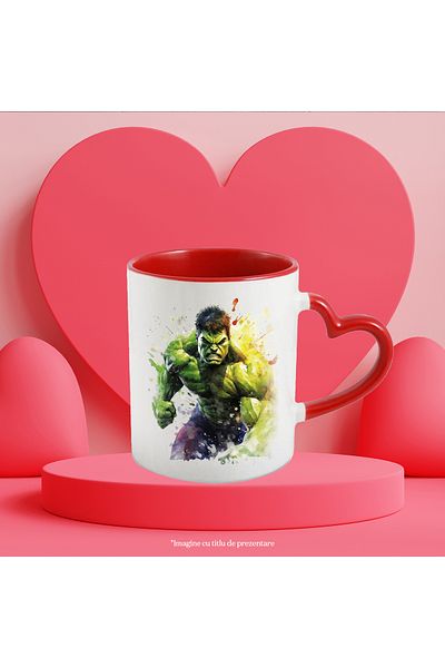 StoryGift Romania Mug With Marvel, Comic Book Lovers, Hulk, Superheroes, Bruce Banner, Multi, With, STG.