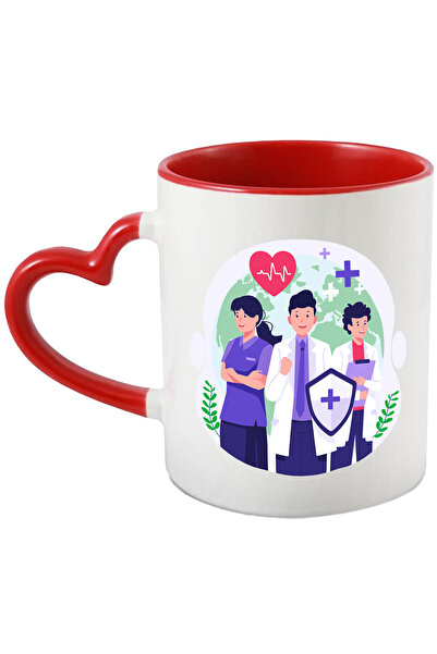 StoryGift Romania Cana Cu Ziua Sanatatii, Doctor, Inima, Planeta, Multicolor ...