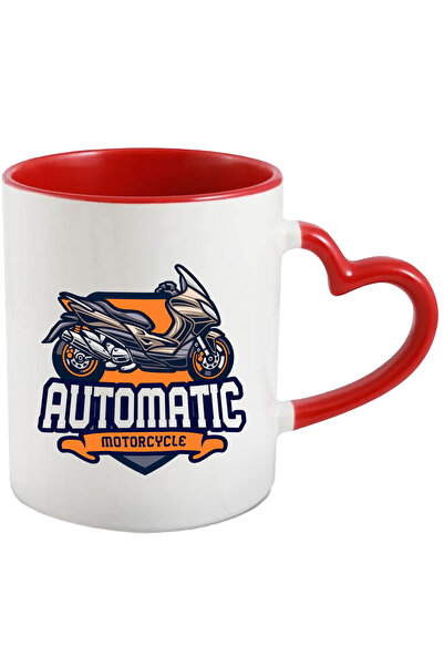 StoryGift Romania Cana Cu Mesaj Automatic Motorcycle, Panglica, Emblema, Mult...