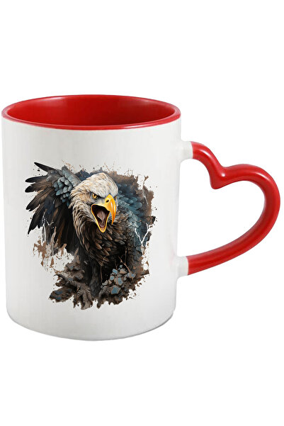 StoryGift Romania Cana Cu Vultur, Aripi, Pene, Pietre, Pasare, Cioc, Animal, ...