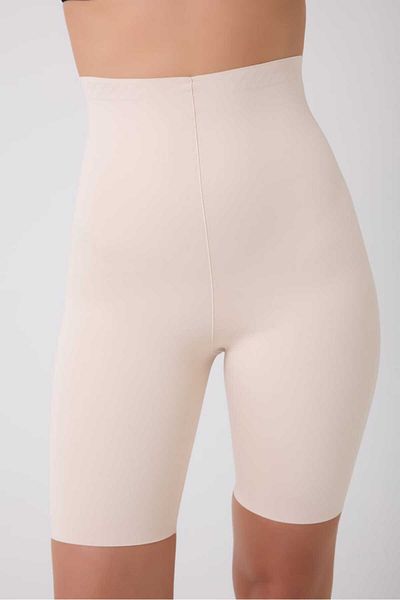 BELLİZZİ Women's Laser Cut Silicone Shorts Corset 1007