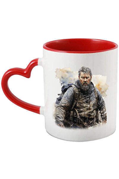 StoryGift Romania Cana Cu Frank, The Last Of Us, Postapocaliptic, SF, Multicolor 330 ml, Ceramica , Cu Maner Inim