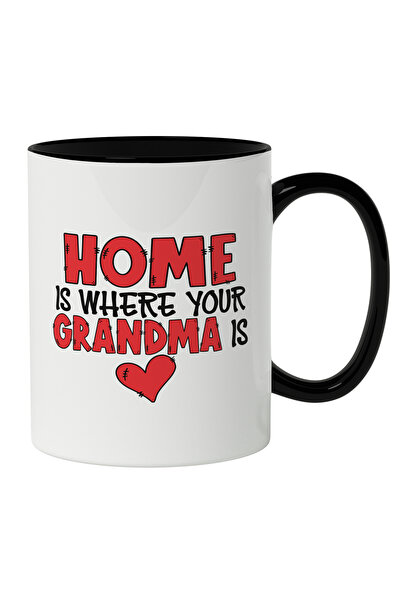StoryGift Romania Cana Cu Text In Engleza Home Is Where Your Grandma Is, Buni...