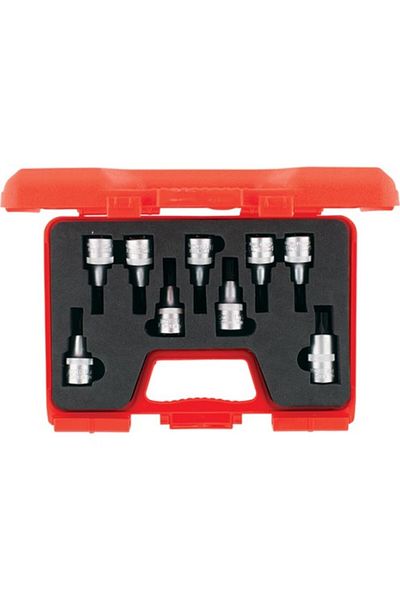 İzeltaş İzeltaş 1/2" Locking Torx Bit Set (60mm, 9 Pieces)