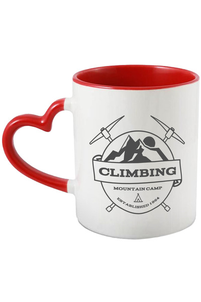 StoryGift Romania Cana Cu Mesaj In Engleza Climbing Mountain Camp, Munte, Cat...