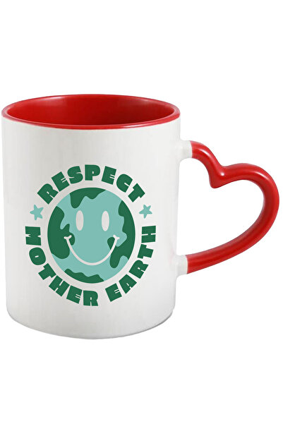 StoryGift Romania Cana Cu Mesaj In Engleza Respect Mother Earth, Planeta, Ste...