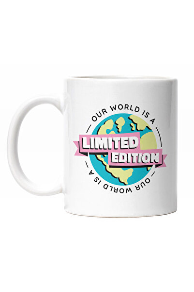 StoryGift Romania Cana Cu Mesaj In Engleza Our World Is A Limited Edition, Pl...