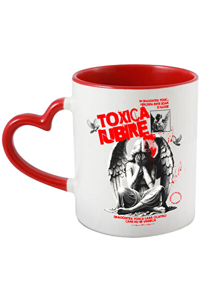 StoryGift Romania Cana Inger plangand iubire toxica inima franta, 330ml, Cera...