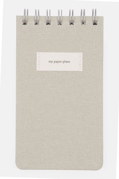 Muy Mucho Fabric Planner Notebook, Olive