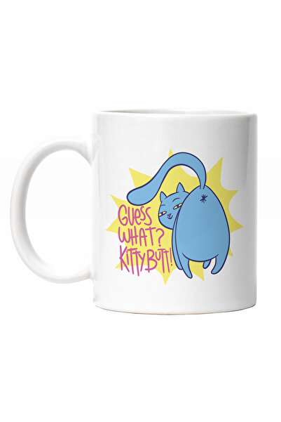 StoryGift Romania Cana Cu Pisica Albastra, Stand Cu Spatele, Text In Engleza ...