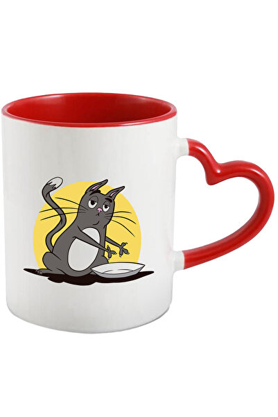 StoryGift Romania Cana Cu Pisica, Cerc, Bol Pentru Mancare, Animal De Compani...