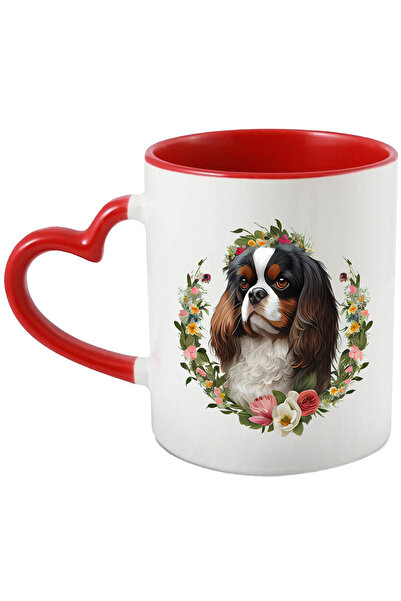 StoryGift Romania Cana cu un catel serios de talie mica | ilustratie | floric...