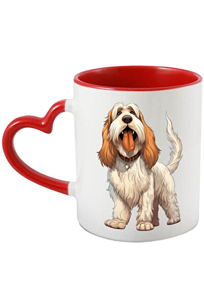 StoryGift Romania Cana cu un catel blanos care scoate limba | zgarda | ilustr...