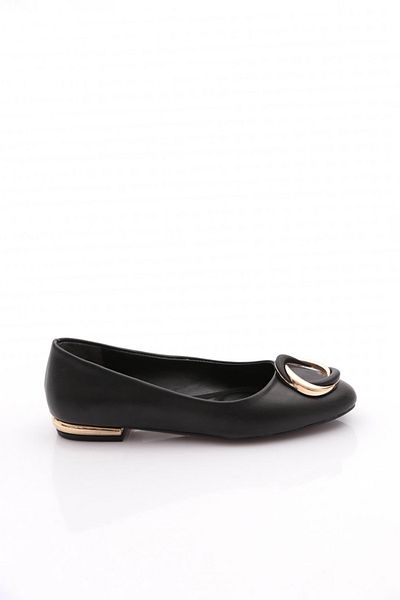 DGN 1840 Women's Twist Buckle Ballerinas
