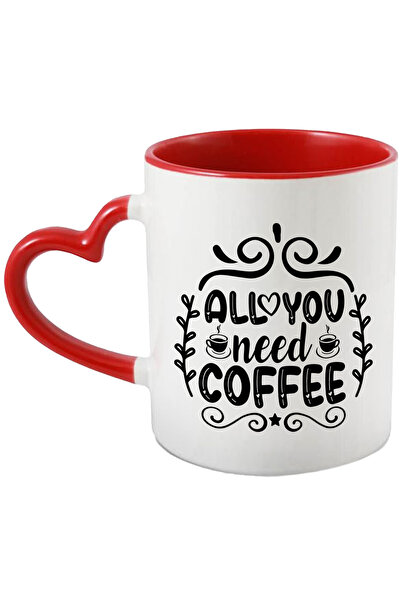 StoryGift Romania Cana pentru iubitorii de cafea cu textul "All you need: cof...