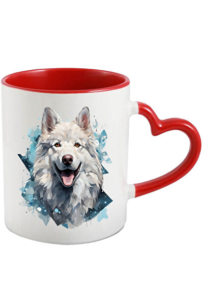 StoryGift Romania Cana Cu Catel, Mosaic, Arta Geometrica, Buline, Vopsea, Mul...