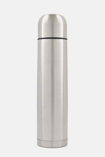 Haushalt International Insulating Vacuum Thermal Stainless Steel Bottle 1 Liter, Silver