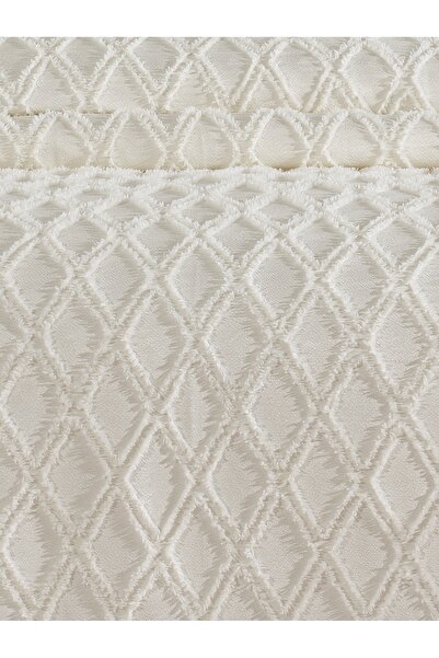 ELVİRAHOME Çift Kişilik 3 Parça İskandinav Yatak Örtüsü Seti-Yatak Örtüsü Takımı-Pike Takımı Günlük Çeyizlik